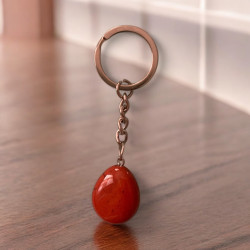 Ключодържател с естествен карнеол – жизненост, мотивация и защита   „Огненият дух“