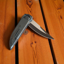 Сгъваем джобен нож "Scorpion Edge" – 24 см, 440 стомана и алуминиев корпус