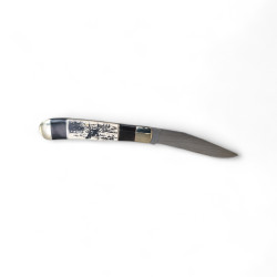 Сгъваем нож "Forest Stag" – 18.5 см, 65Х13 стомана и дръжка с гравюра на елен