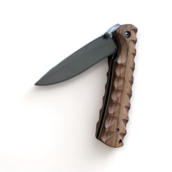 Сгъваем нож "Timber Edge" – 17.5 см, 420HC стомана и ергономична дървена дръжка