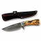 Ловен нож Knives T-S031A – 5Cr13Mov стомана, имитация на еленов рог и текстилна кания