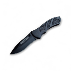 Сгъваем нож „Тракер“ – 3Cr13 стомана, 70 г, метална дръжка с гумирано покритие