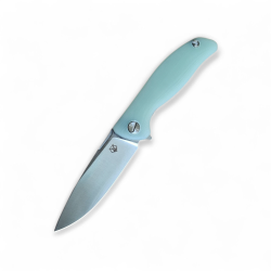 Сгъваем полуавтоматичен нож „Скайлайн“ – 19.5 см, D2 стомана, синя дръжка