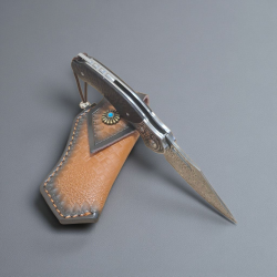 Shadow Serpent Damascus – Premium Flipper Knife