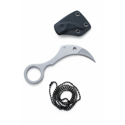 Карамбит „Shadow Fang“ – D2 стомана, кания Kydex и синджир за врата