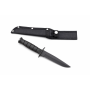 Ловен нож с черна дръжка и текстилна кания