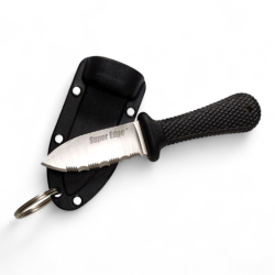 Мини нож за скрито носене Super Edge – 5Cr13Mov, ултра лек, с кания за врата