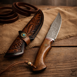 Ловен нож „Golden Damascus“ – елегантност и прецизност в едно