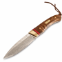 Ловен нож дамаска VG10 с палисандрова дръжка