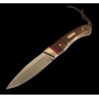 Ловен нож дамаска VG10 с палисандрова дръжка