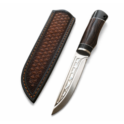Ловен нож „Mahogany Classic“ – 65х13 стомана и кожена кания