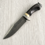 Ръчно изработен нож с рогова дръжка