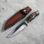 Ловен нож с дръжка от дърво и епоксидна смола