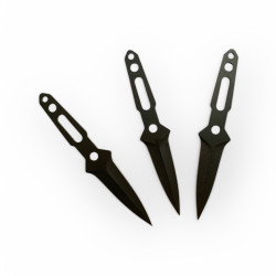 Ками / ножове за хвърляне с тефлоново покритие и калъф за колан