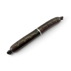 Ловен нож от дамаска стомана с VG10 сърцевина и абаносова дръжка