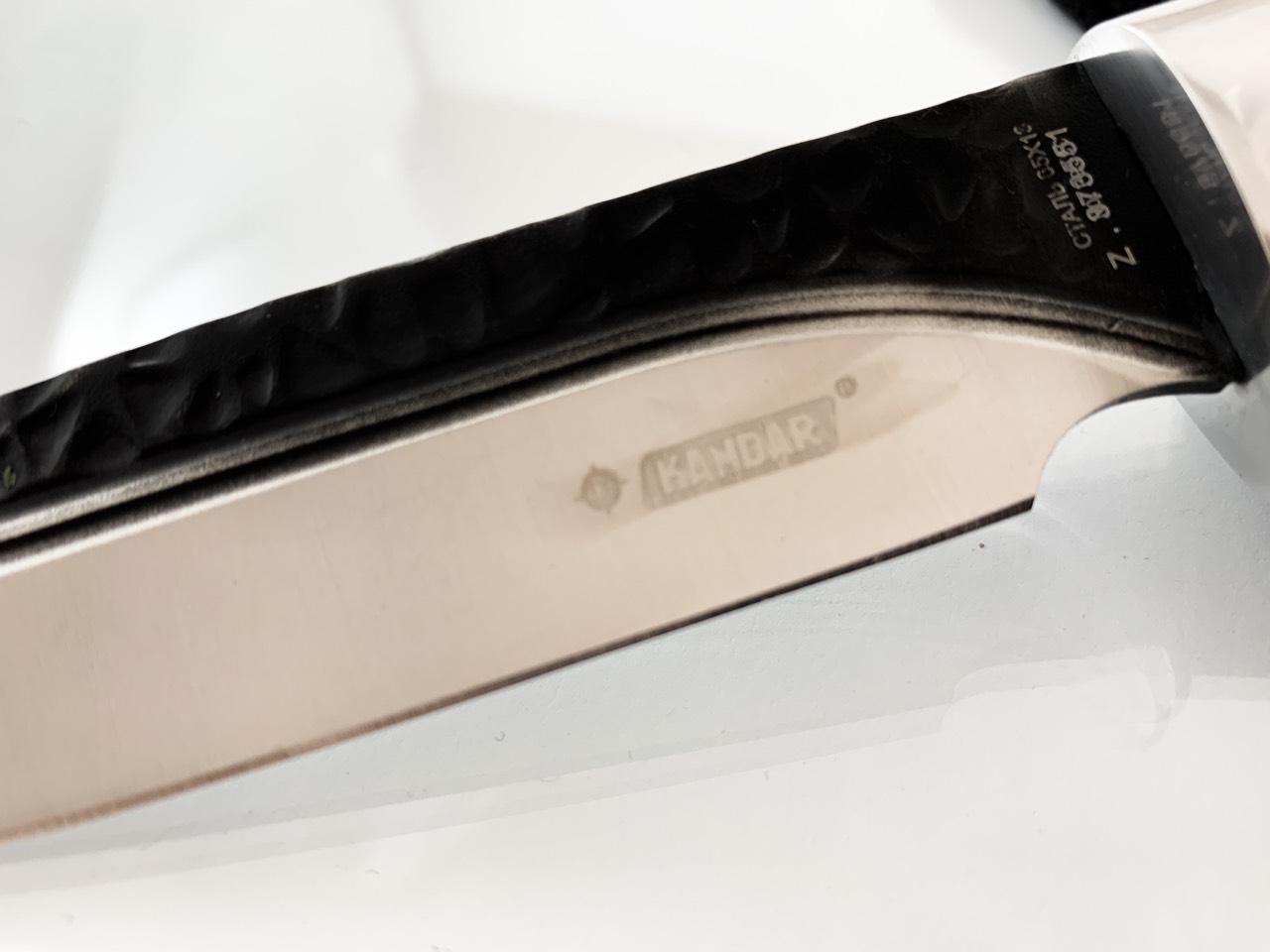 Руски ловен нож подходящ за дране Kandar steel 65x13