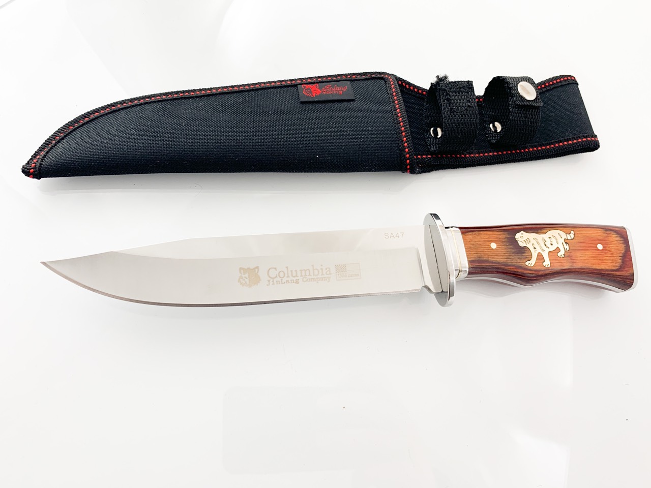 Ловен нож с калъф columbia knife sa47