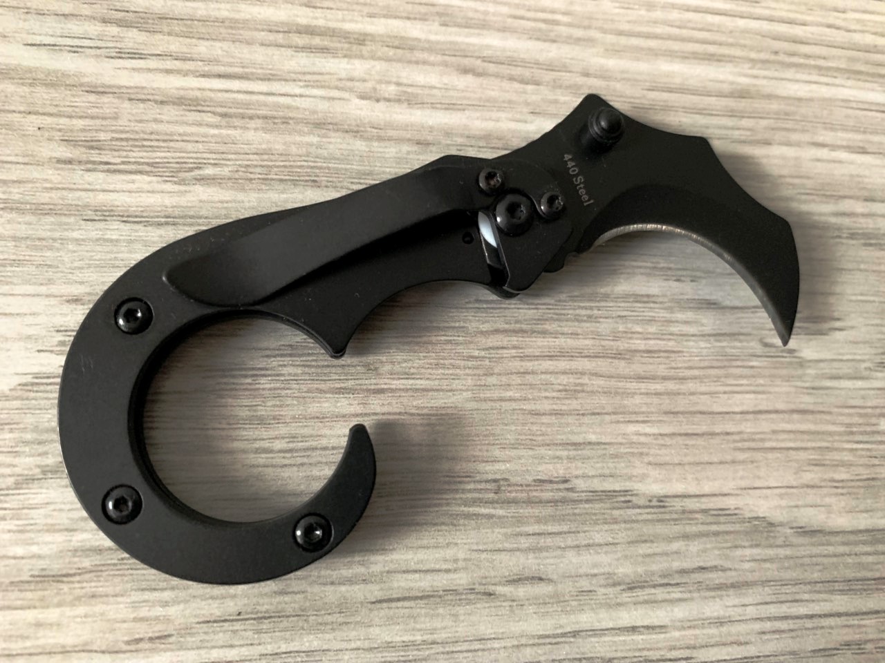 Малък джобен карамбит Mtech Black