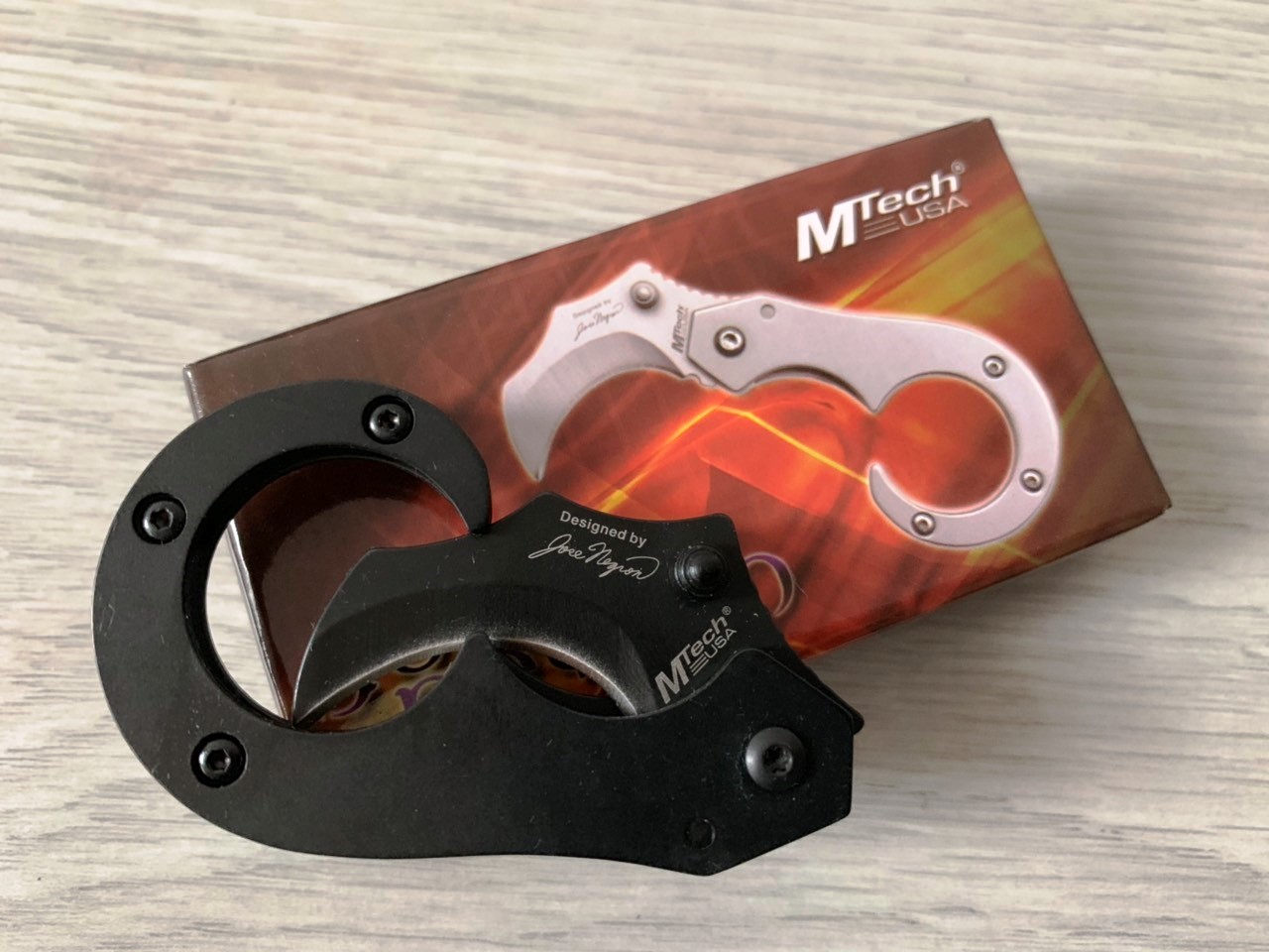 Малък джобен карамбит Mtech Black