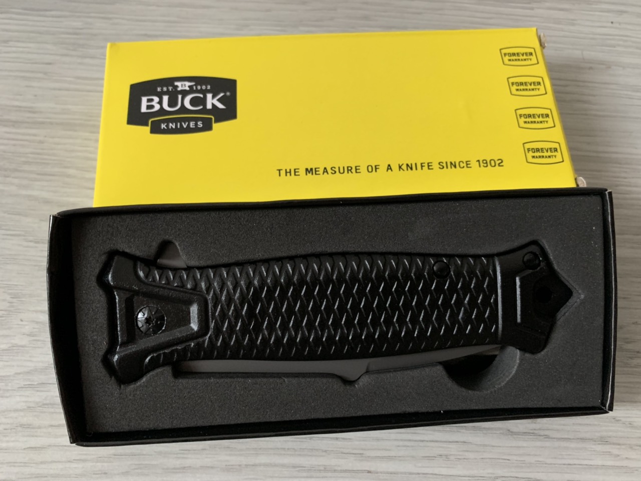 Сгъваем автоматичен нож Buck- Da 148 Black color