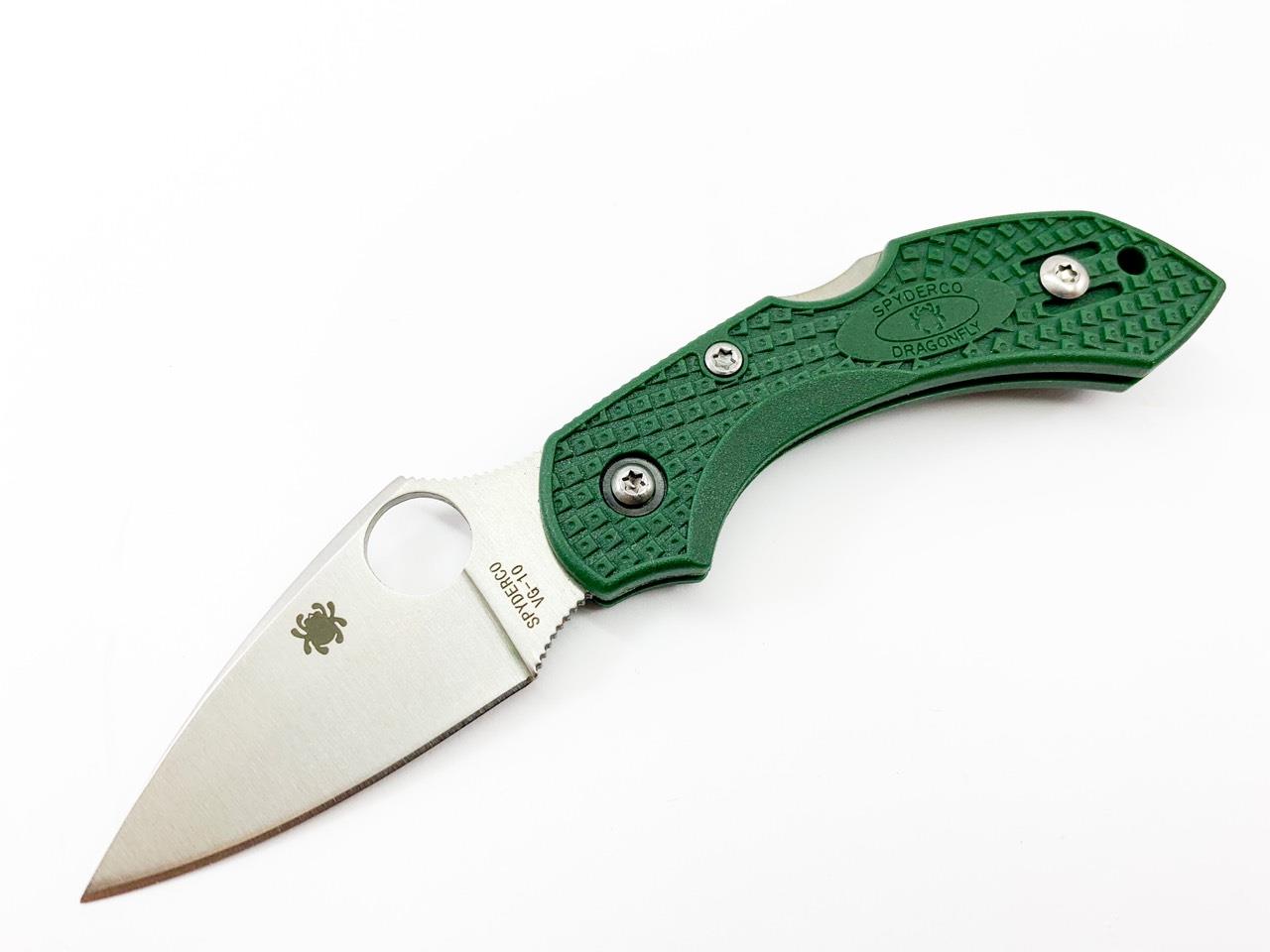 Сгъваем нож Spyderco Dragonfly 2,green