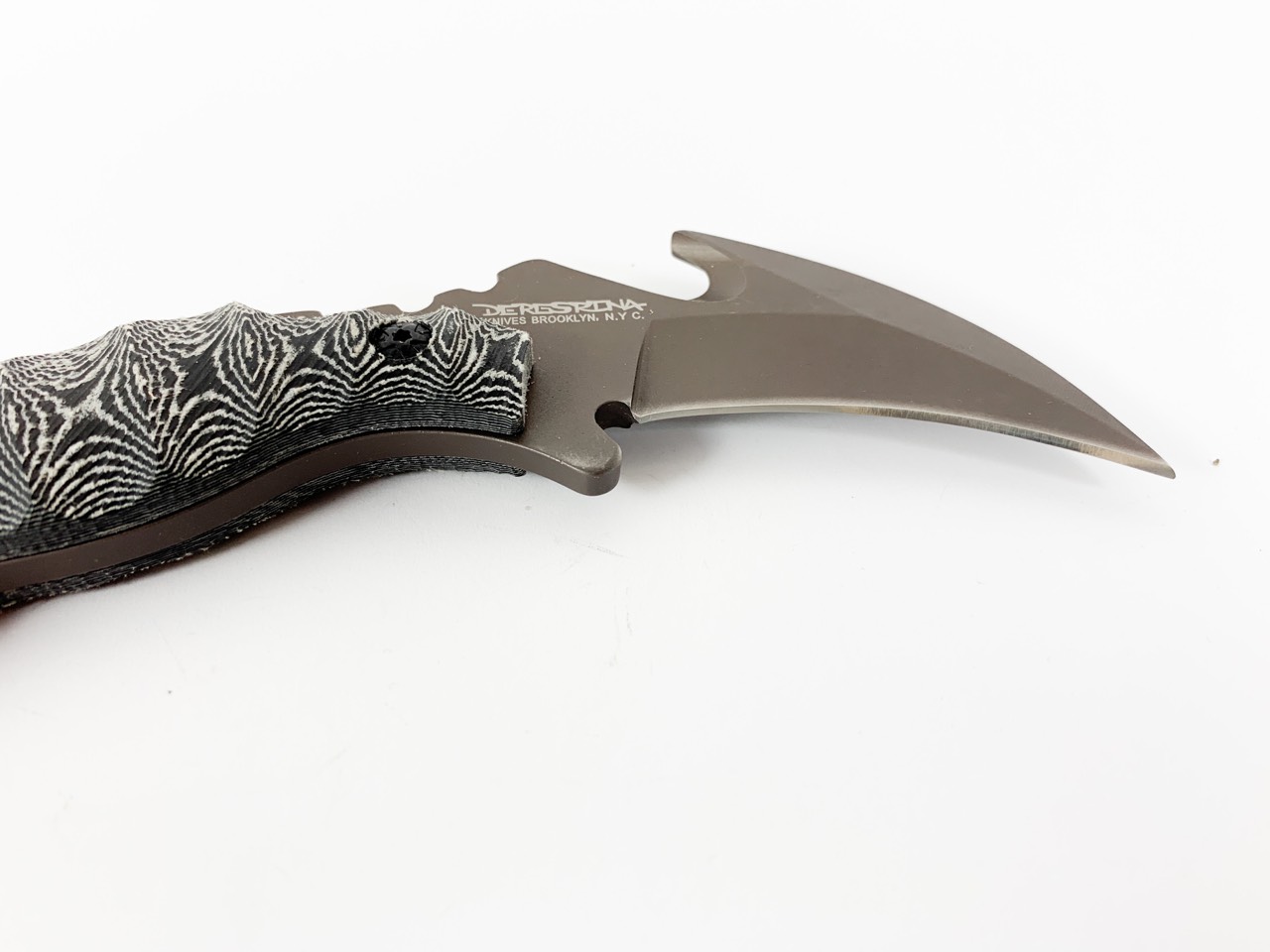 Карамбит karambit deresrona с кожена кания