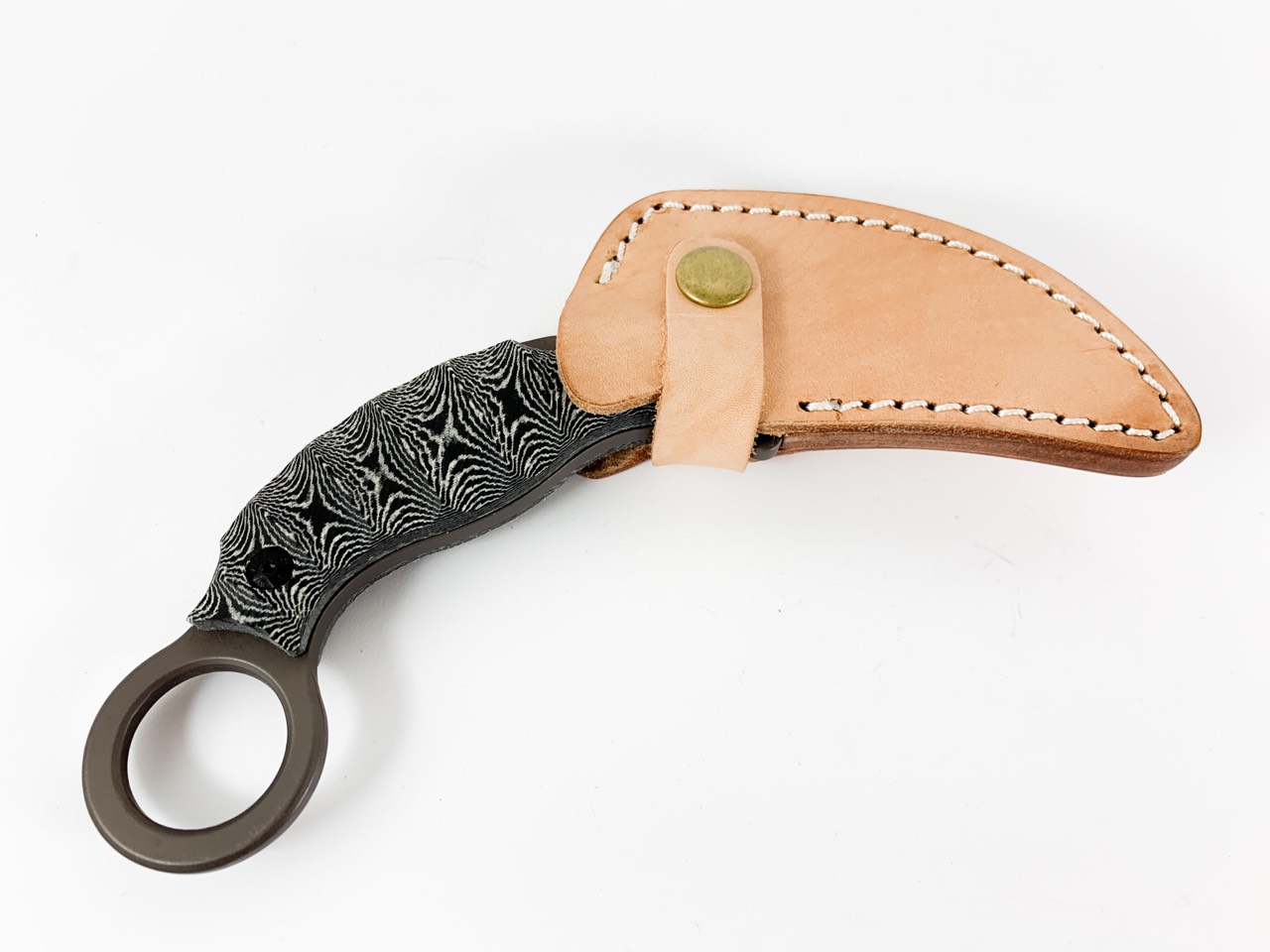 Карамбит karambit deresrona с кожена кания