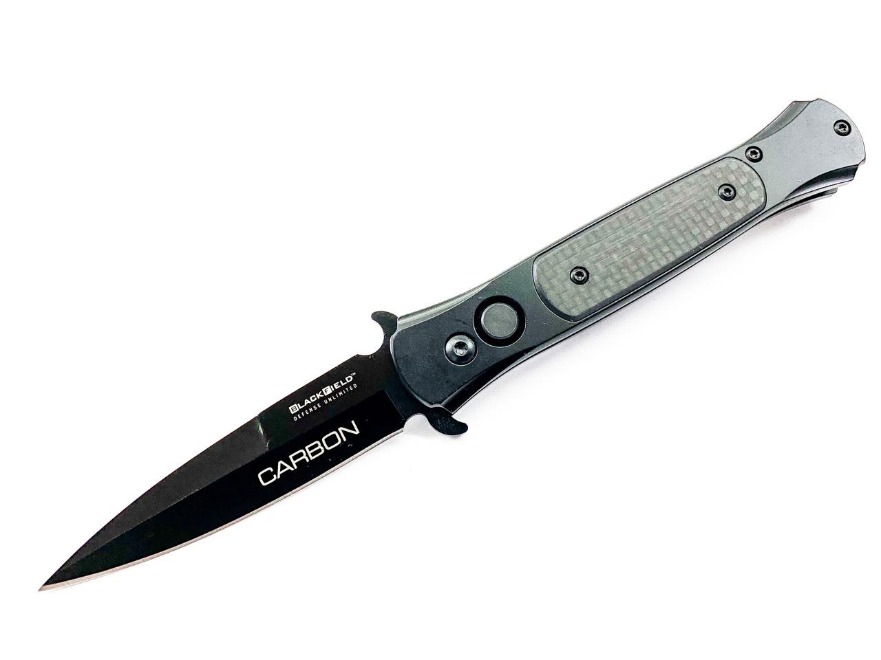 Сгъваем автоматичен нож Knife BlackField Carbon