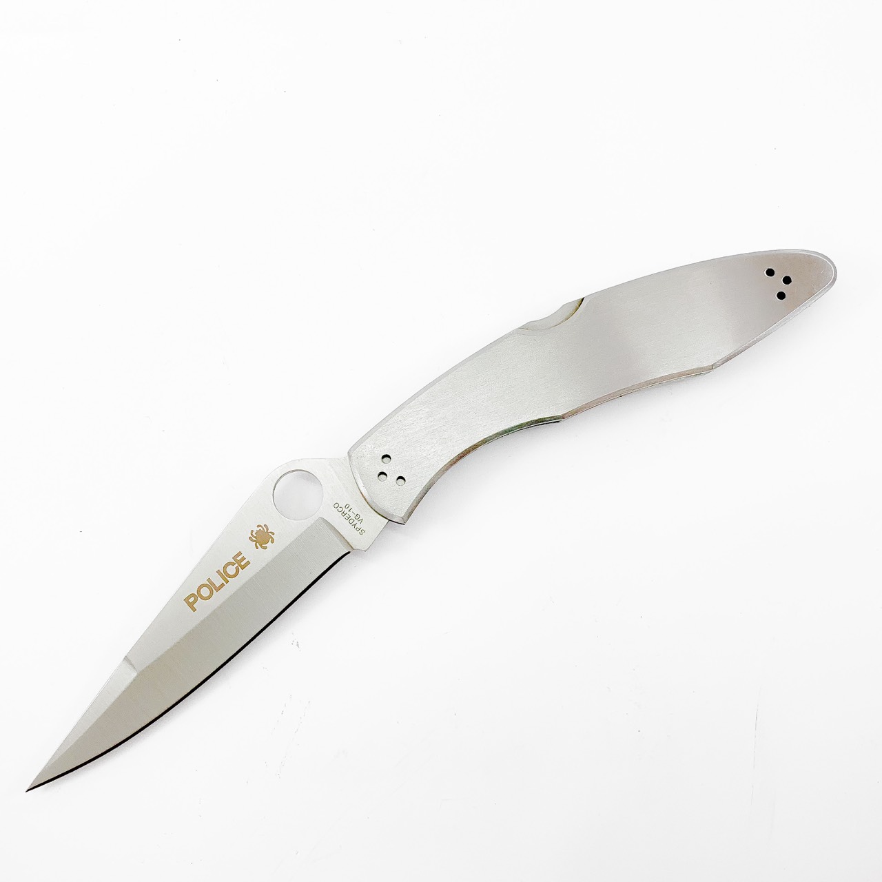 Spyderco Police 3 C07S сгъваем изцяло метален здрав нож гладко острие
