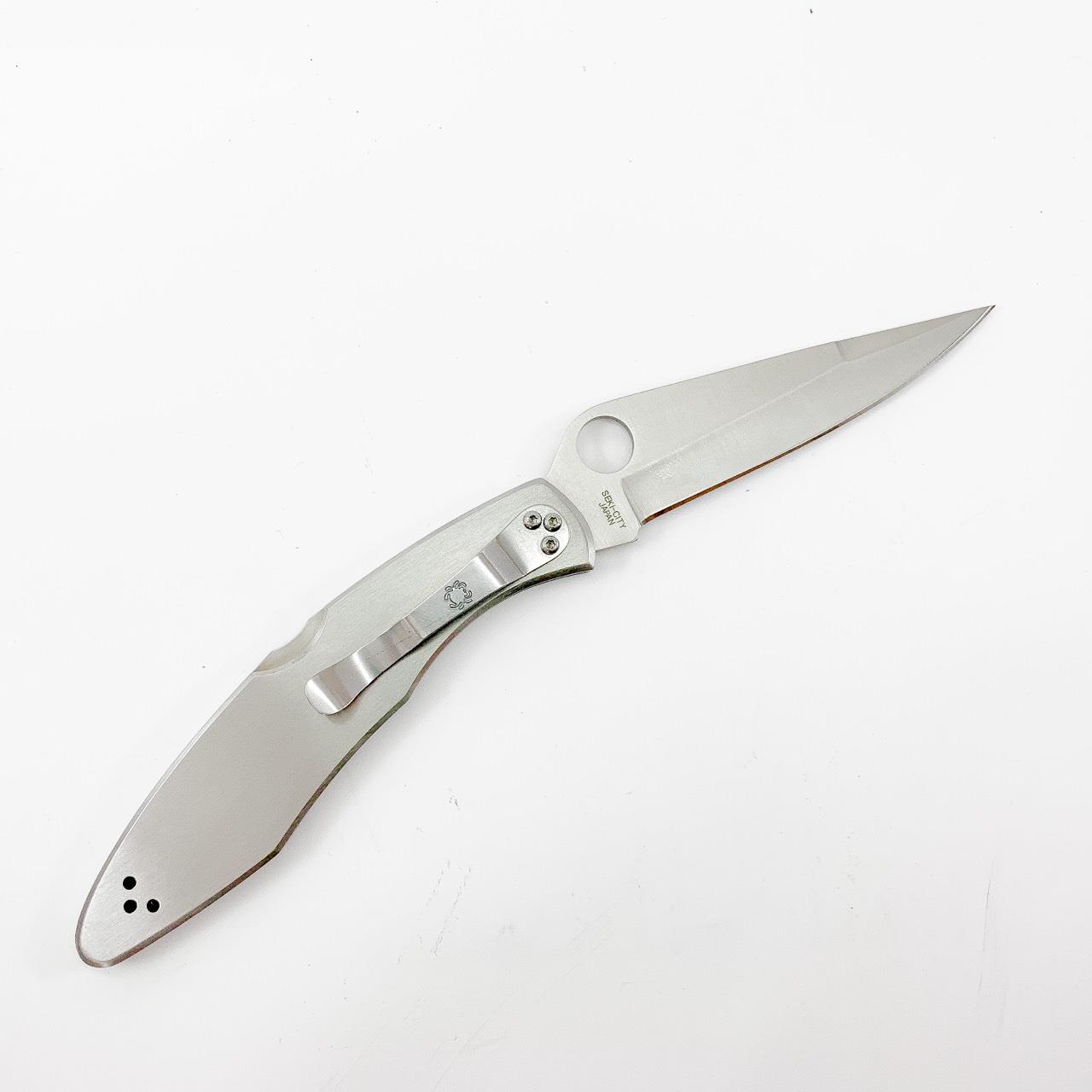 Spyderco Police 3 C07S сгъваем изцяло метален здрав нож гладко острие