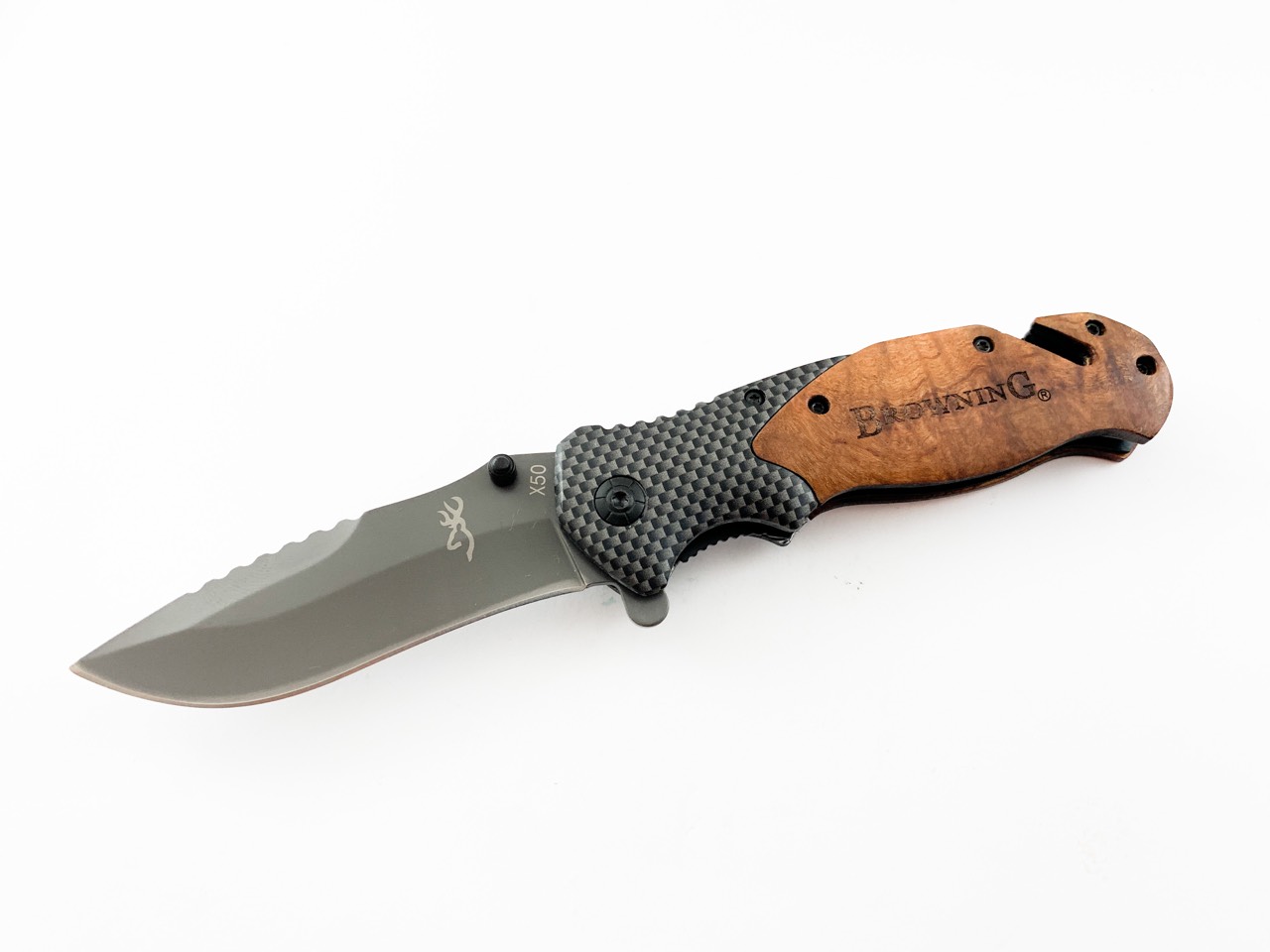 Browning x50 сгъваем полуавтоматичен джобен нож