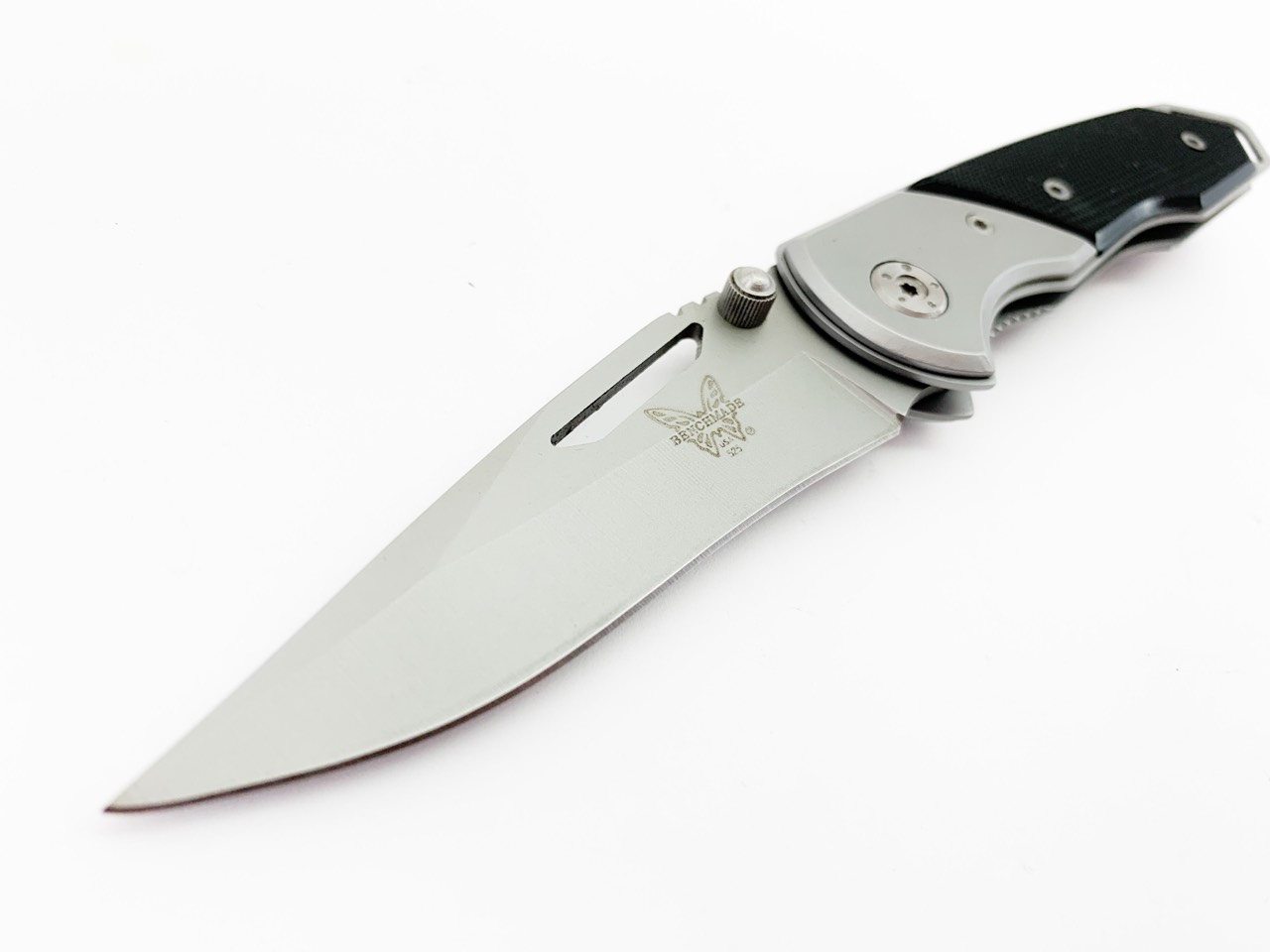 Benchmade knife остър с иноксово острие сгъваем джобен нож с клипс
