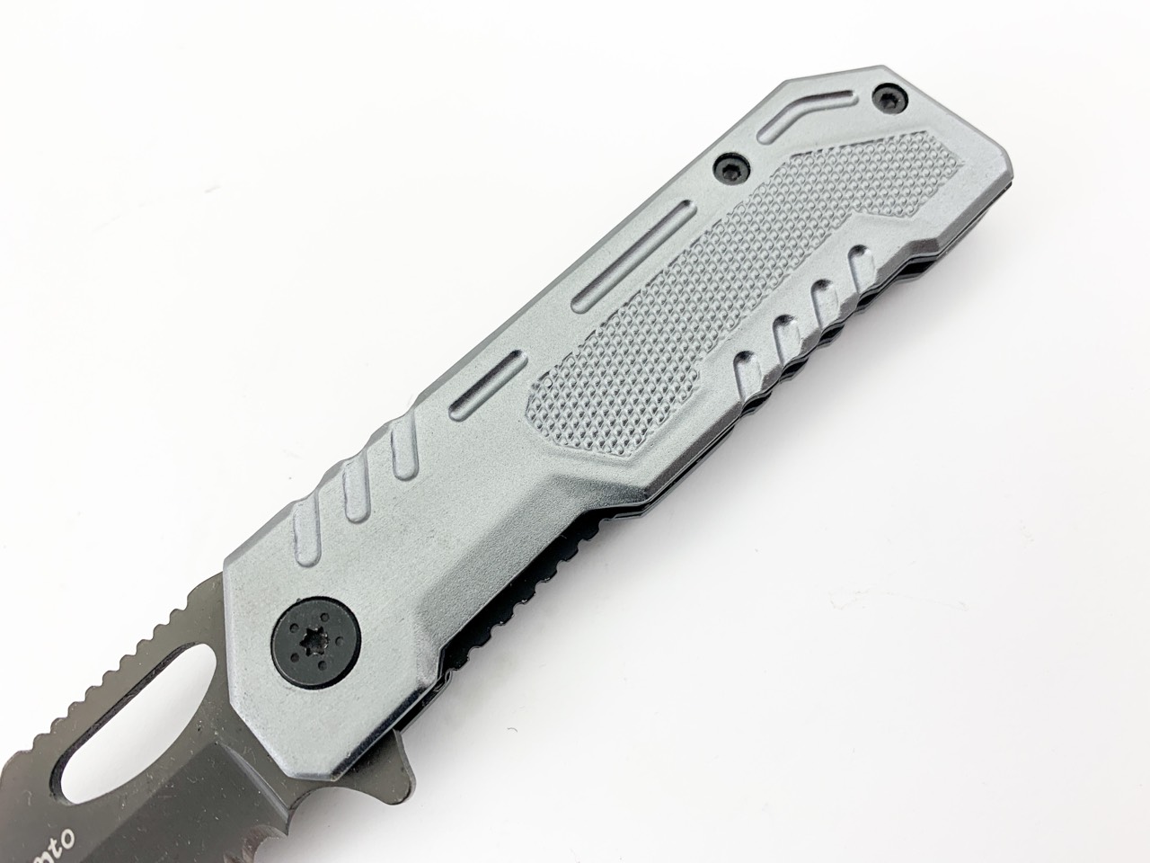 Сгъваем автоматичен нож Sog flash tanto частично серетирано острие