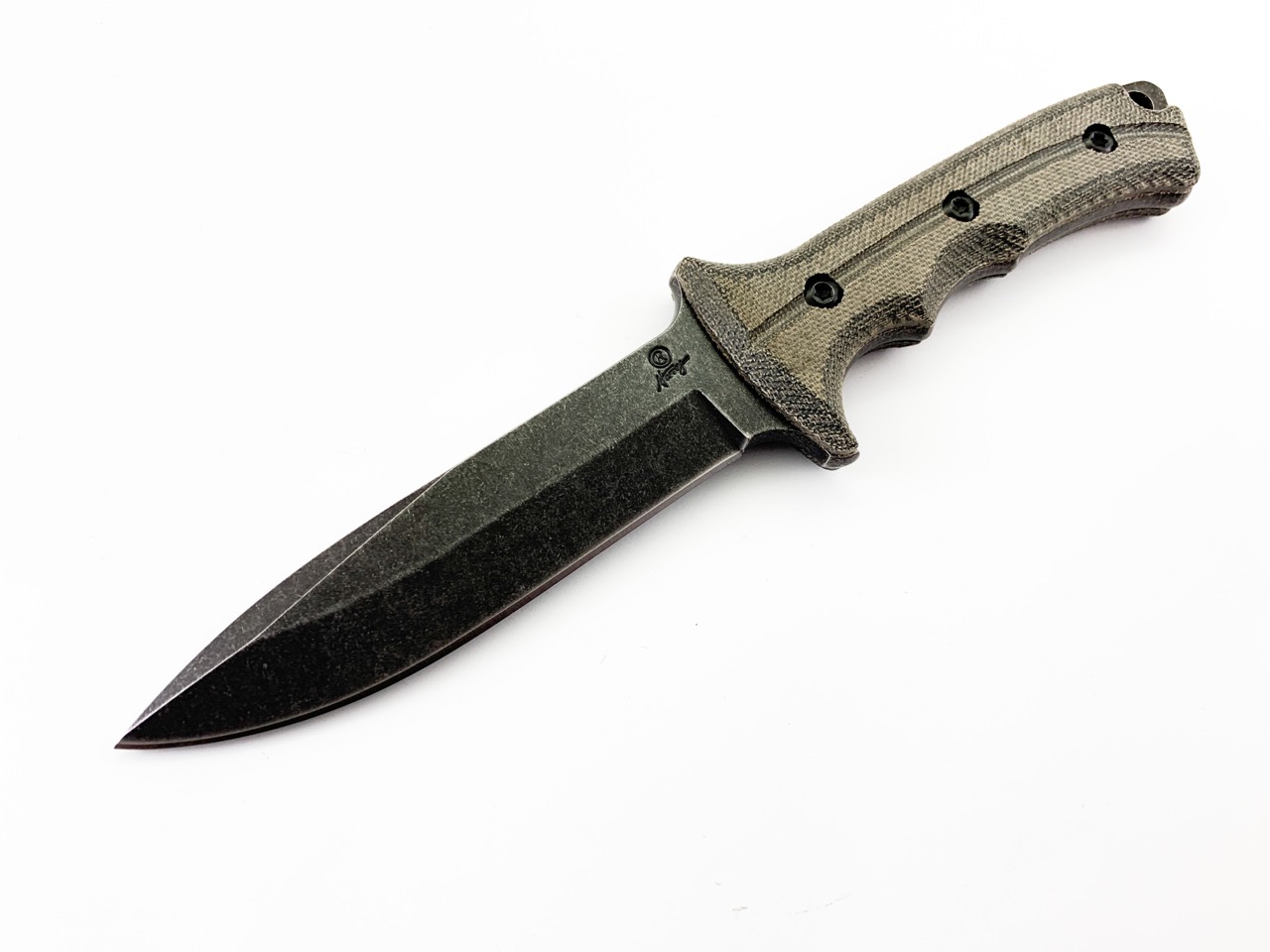 Ловен нож от масивна закалена стомана-AUS-10A G10 дръжка knife for army
