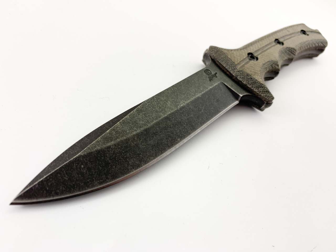 Ловен нож от масивна закалена стомана-AUS-10A G10 дръжка knife for army