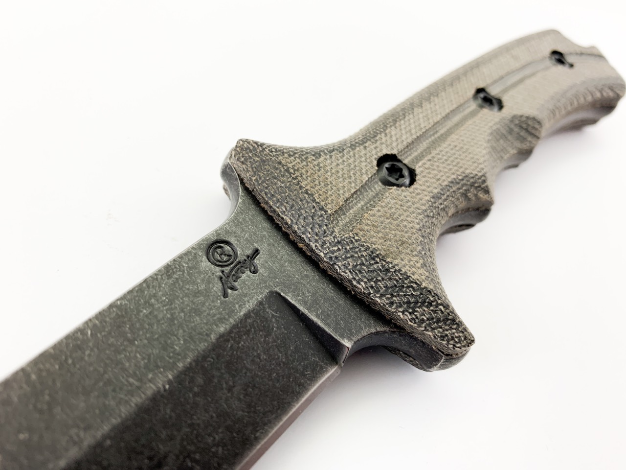 Ловен нож от масивна закалена стомана-AUS-10A G10 дръжка knife for army