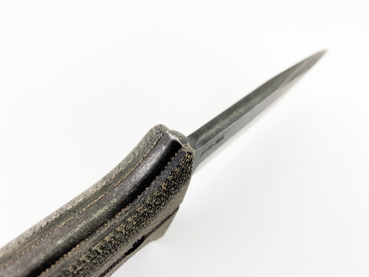 Ловен нож от масивна закалена стомана-AUS-10A G10 дръжка knife for army