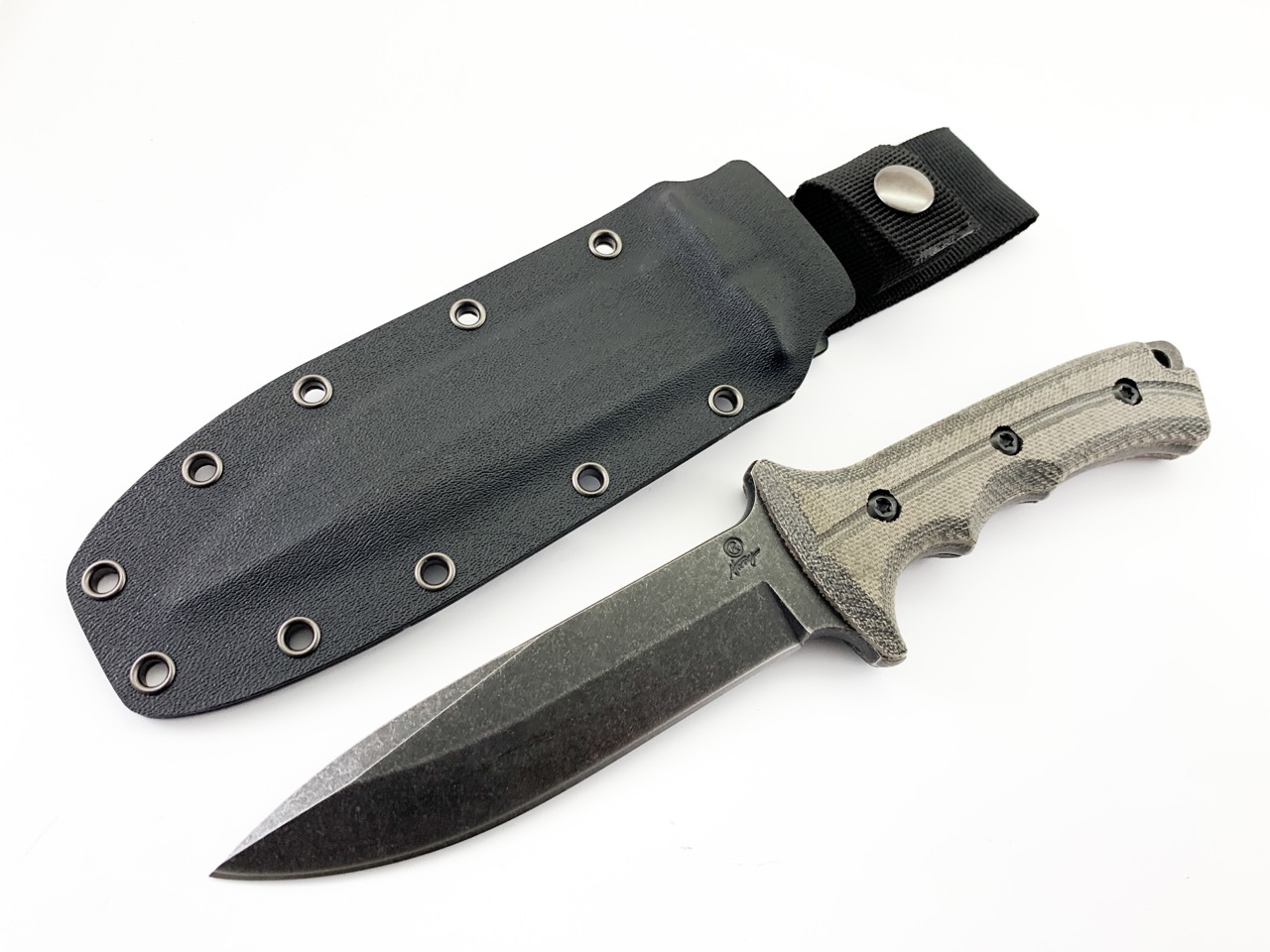 Ловен нож от масивна закалена стомана-AUS-10A G10 дръжка knife for army