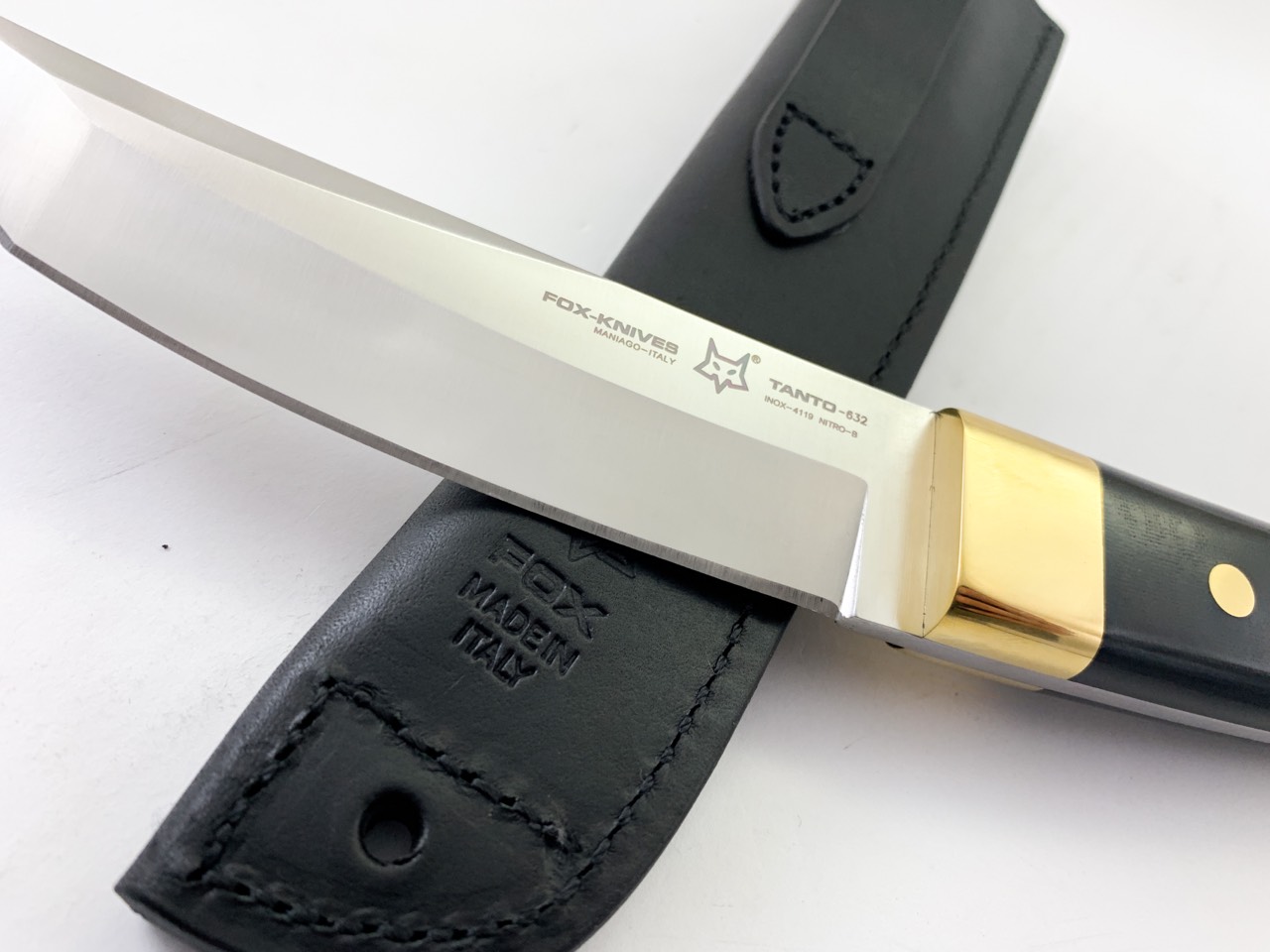 Ловен нож масивен фултанг,Fox Knives Colt Samurai Tanto Fixed Blade Knife 632