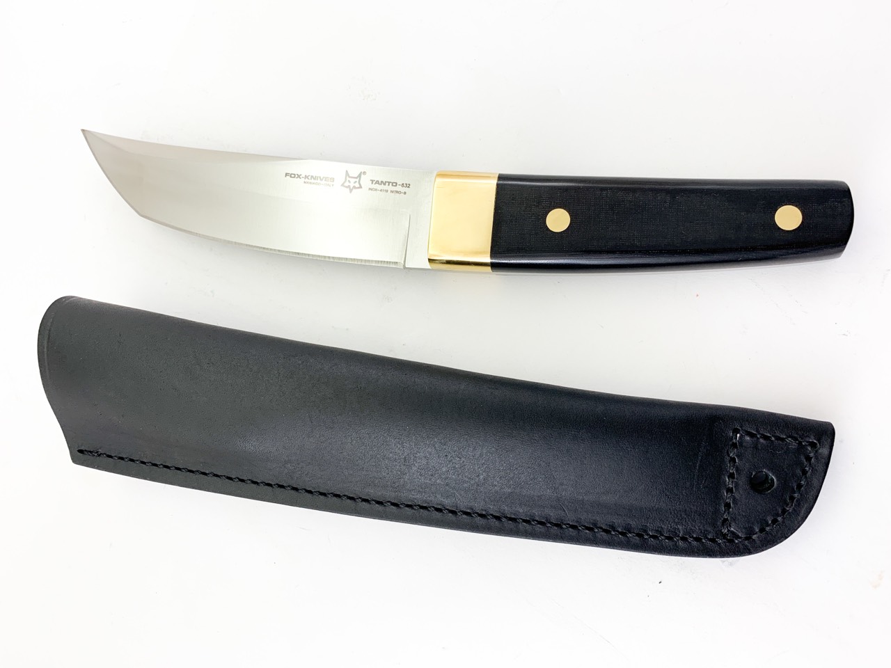 Ловен нож масивен фултанг,Fox Knives Colt Samurai Tanto Fixed Blade Knife 632