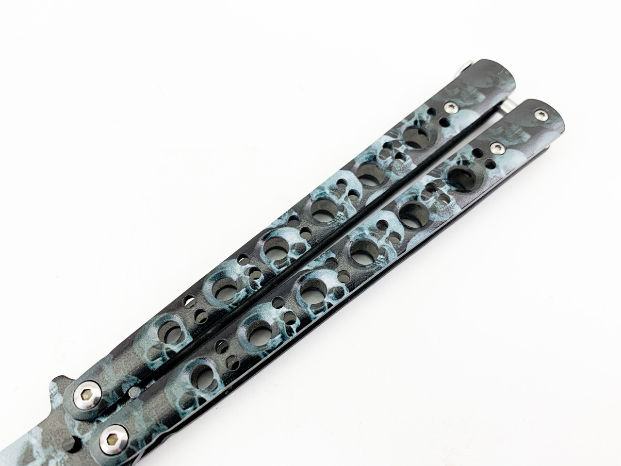 Benchmade butterfly knife тренировъчен нож пеперуда сивочерен - Zombie Killer
