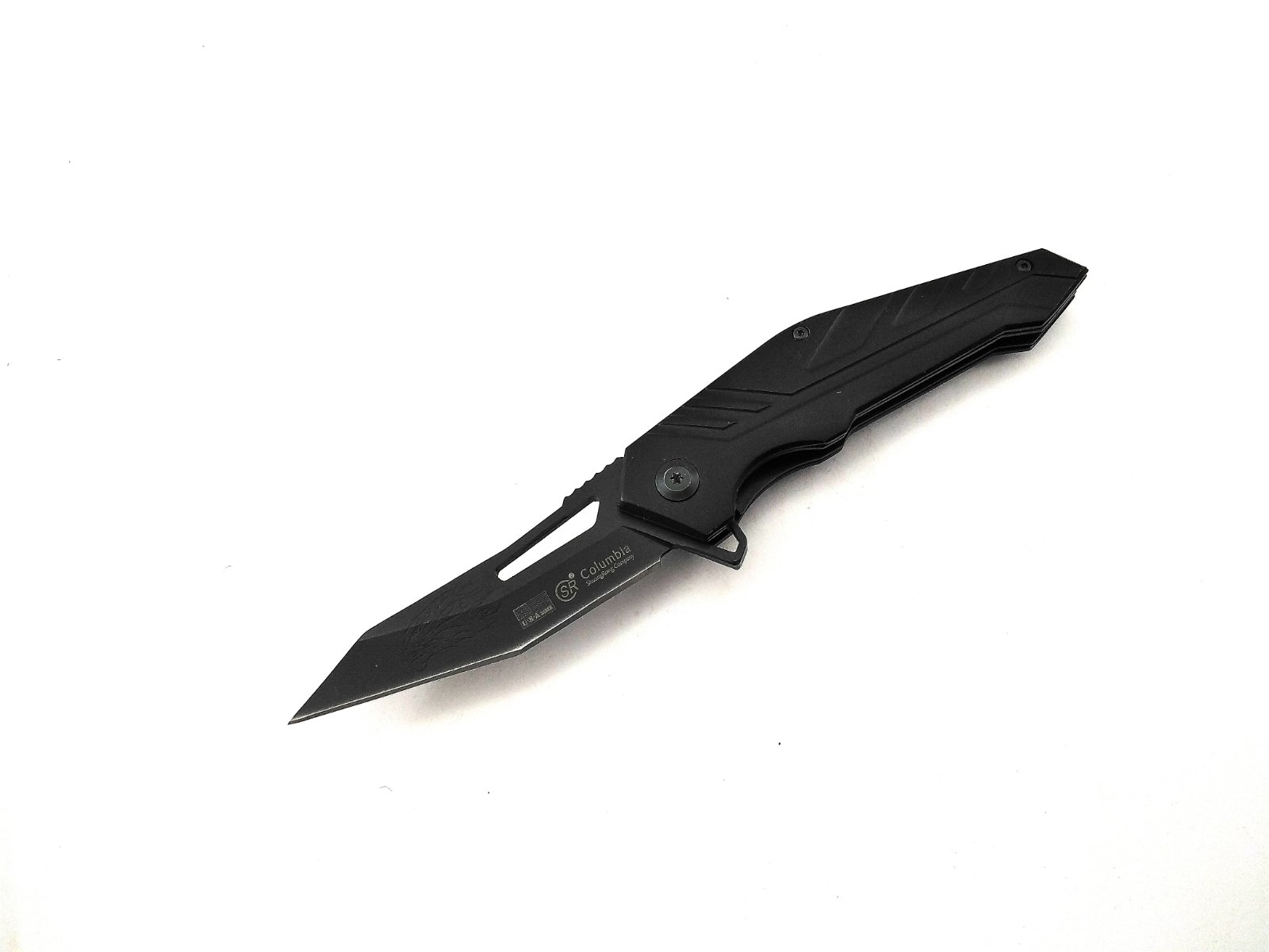 Columbia SR pocket knife,сгъваем автоматичен нож с тефлоново покритие