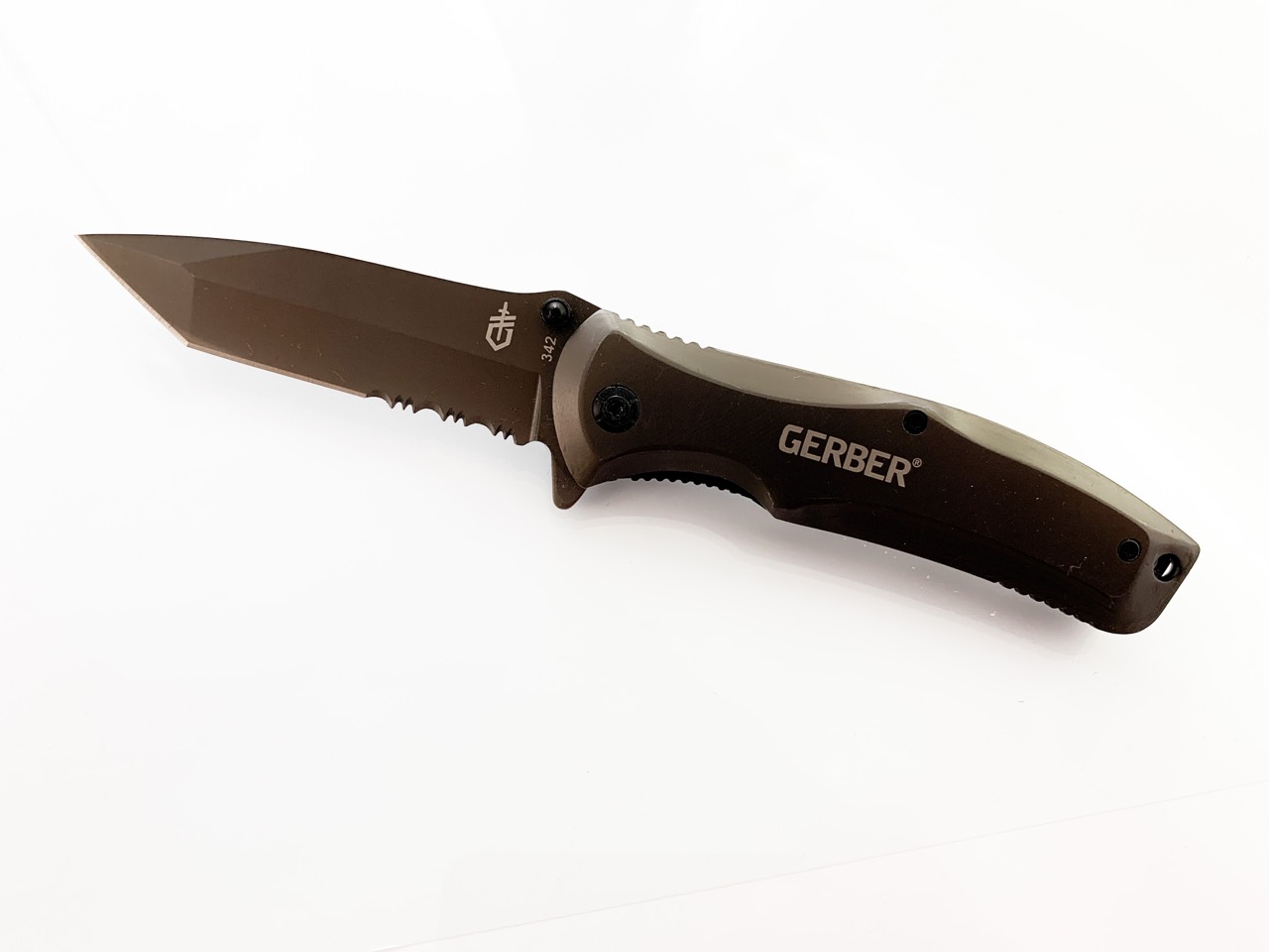 Сгъваем нож Bear Grylls Gerber 342 метален с иноксово покритие Tanto