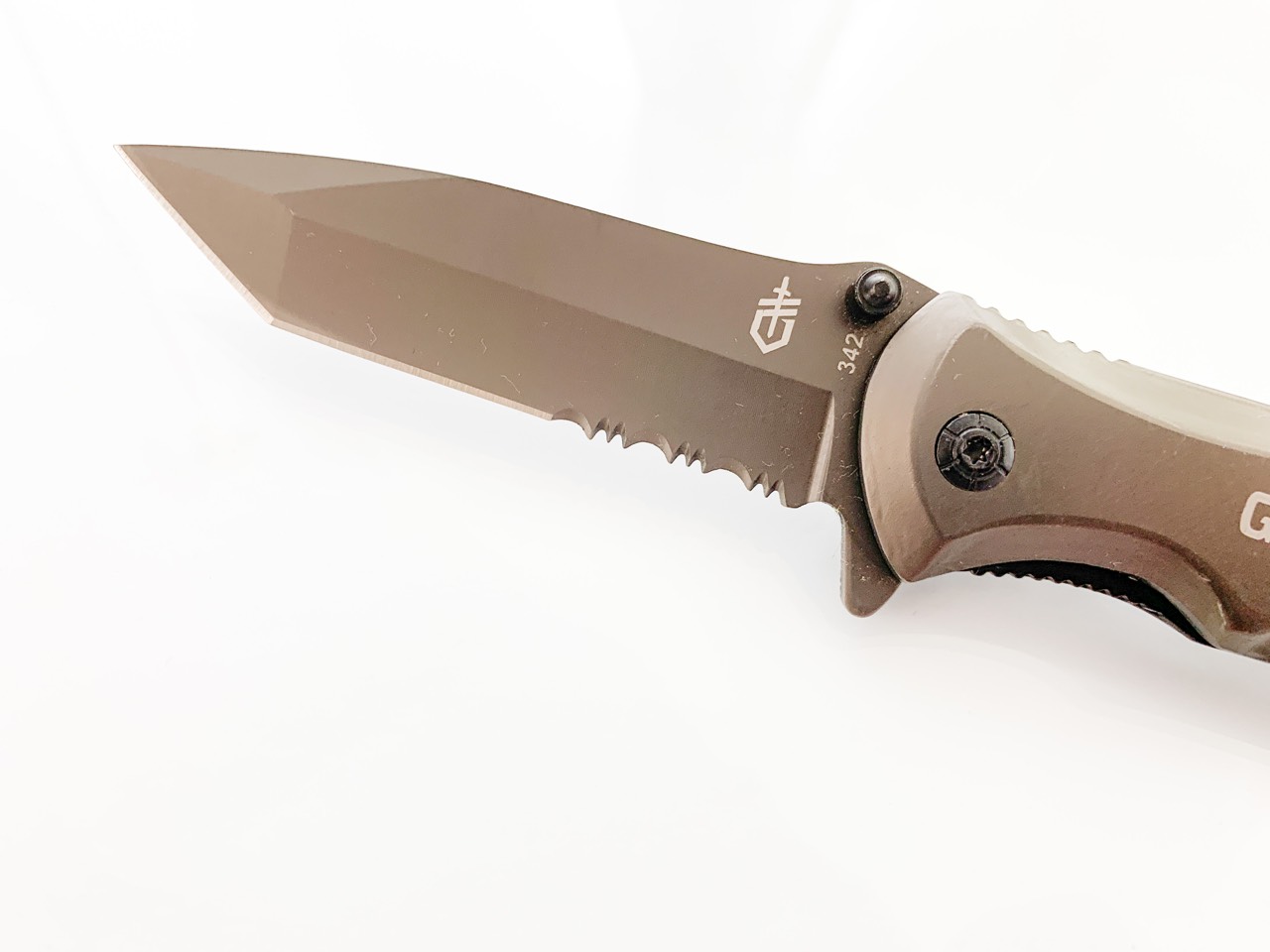 Сгъваем нож Bear Grylls Gerber 342 метален с иноксово покритие Tanto