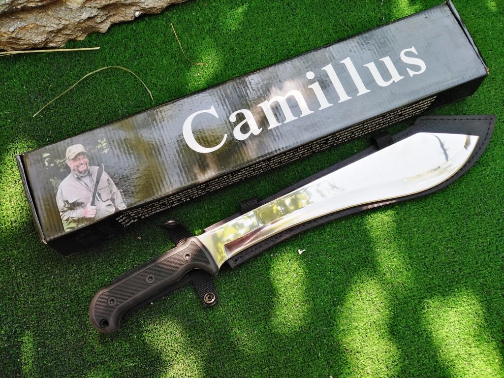 Масивно тежко мачете бяло за сечене на клони и дървета - Camillus CAM-BK6 jungle knife Масивно тежко мачете бяло за сечене на клони и дървета - Camillus CAM-BK6 jungle knife