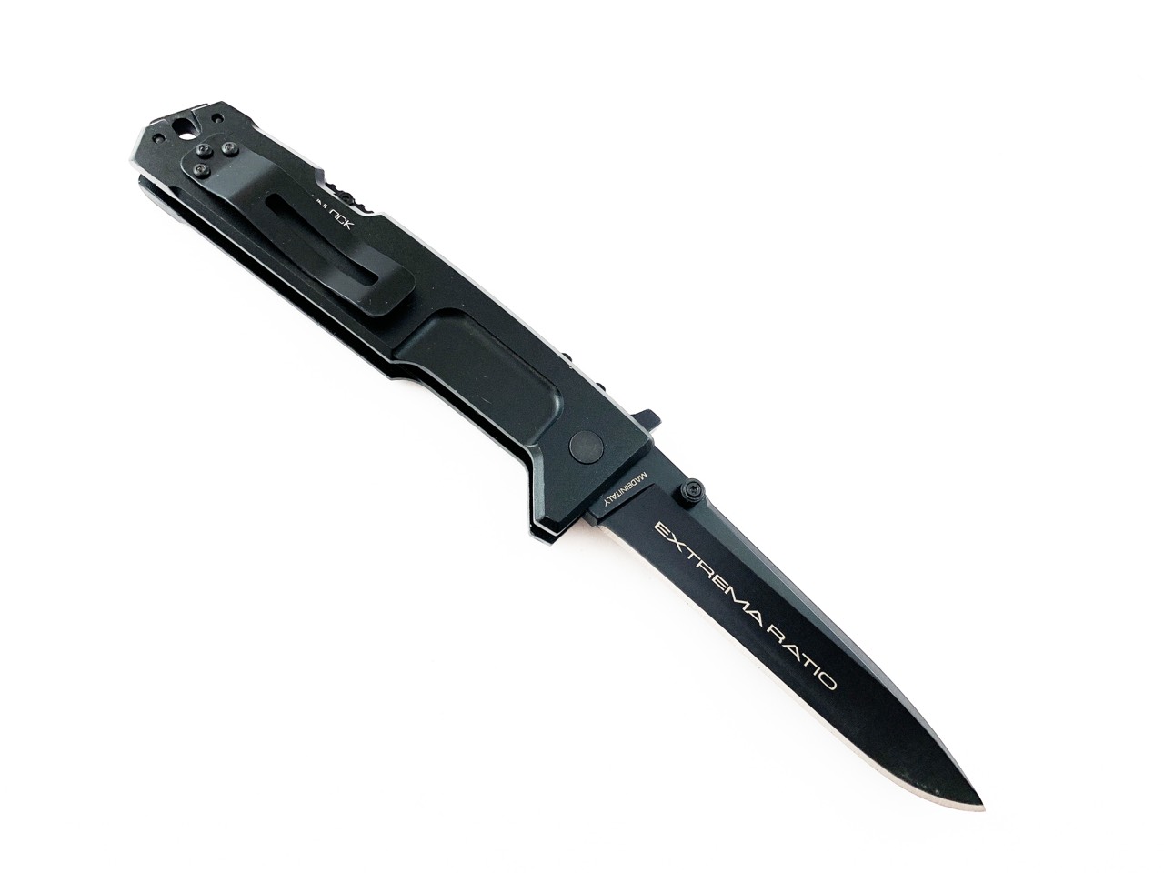 Extrema Ratio Nemesis Folder Black N690 Plain Blade Extrema Ratio Nemesis Folder Black N690 Plain Blade