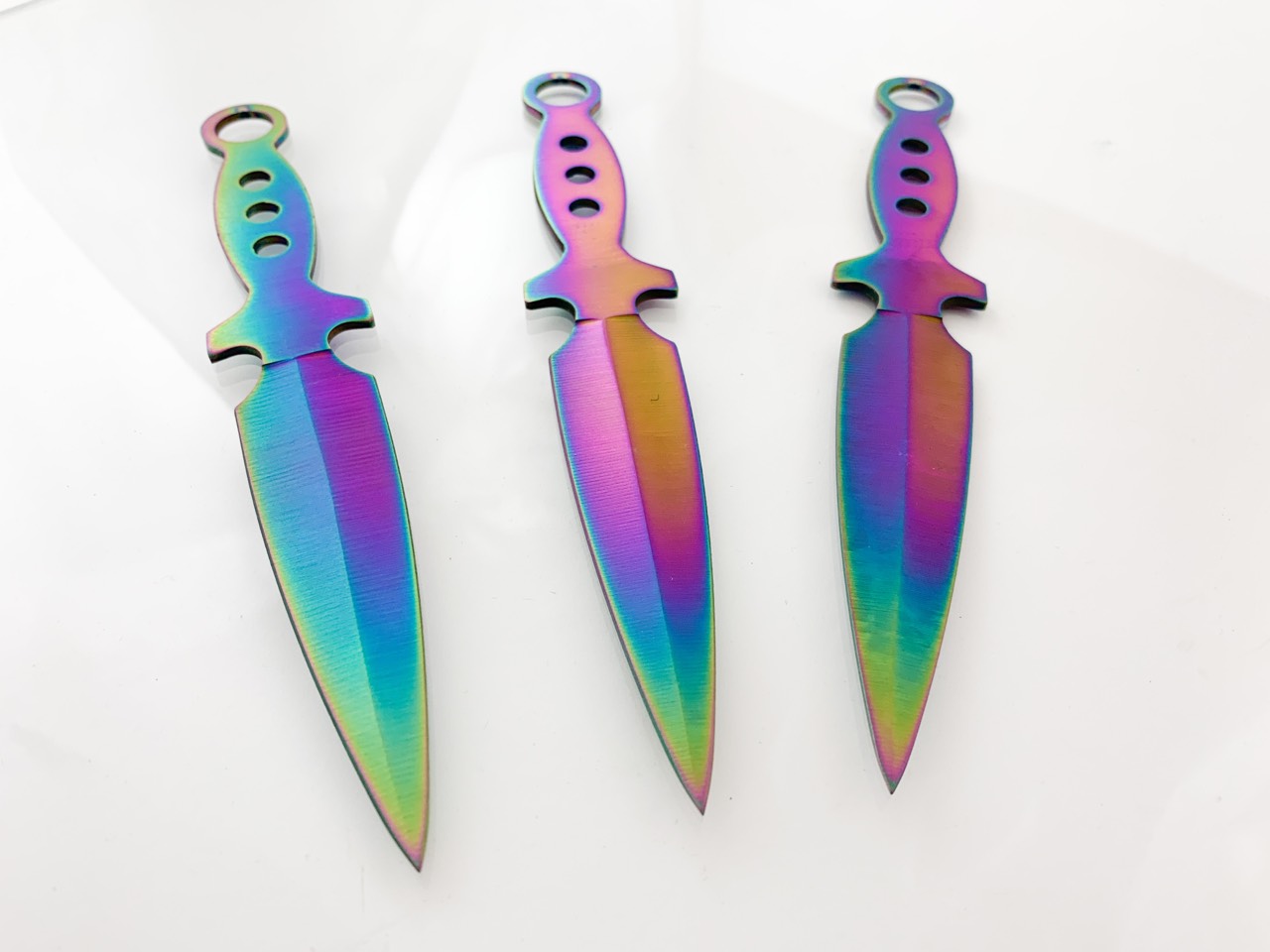 Кунай ками класически модел добре балансирани Rainbow