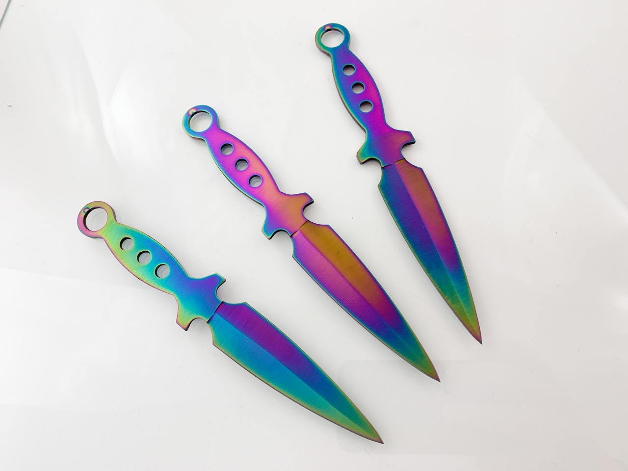 Кунай ками класически модел добре балансирани Rainbow