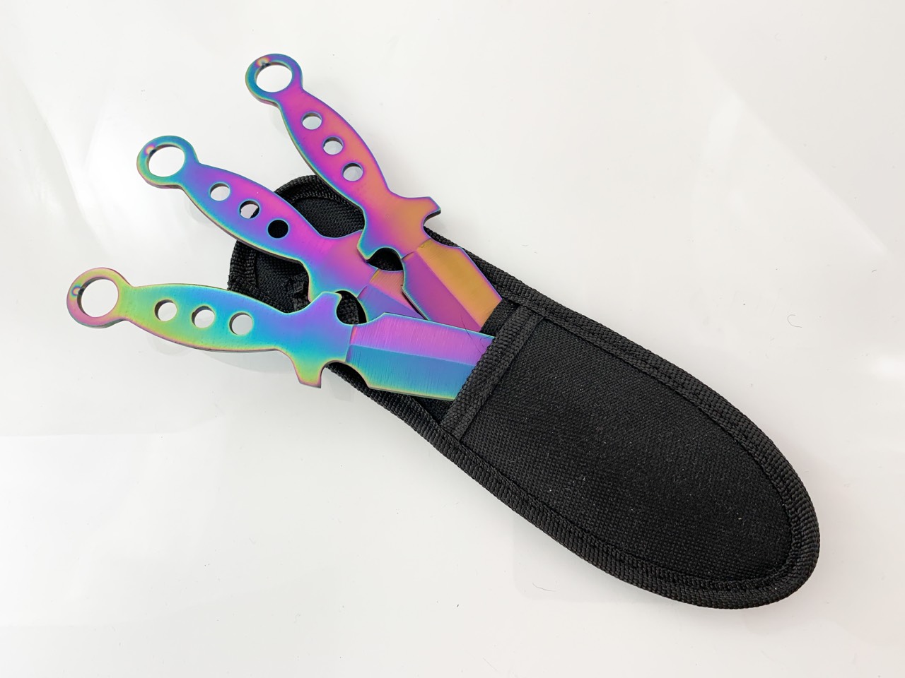 Кунай ками класически модел добре балансирани Rainbow