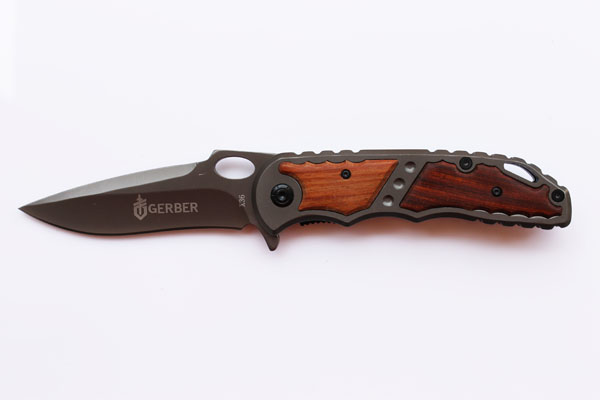 Сгъваем нож Gerber X36 с титаново сиво острие